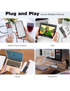 Lector de Tarjetas SD AboveTEK SD-1B USB 3.1 Tipo-C 312MB/s 2