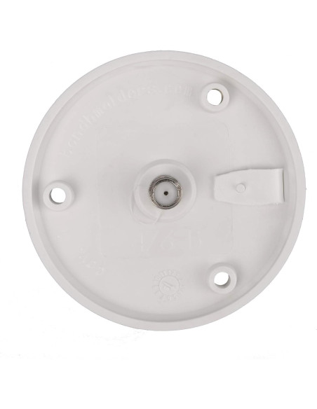 Placa de Cable Coaxial RecPro | 2 Salidas | Blanca | Resistente al Agua Placa de Cable Coaxial RecPro | 2 Salidas | Blanca | Resistente al Agua