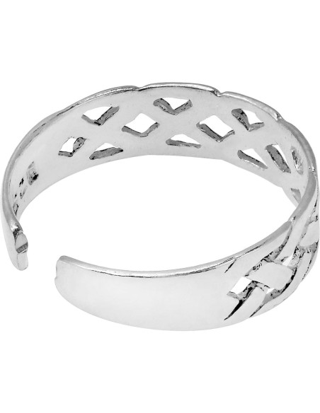 Anillo de Dedo AeraVida Nudo Celta Ajustable Plata .925 Anillo de Dedo AeraVida Nudo Celta Ajustable Plata .925