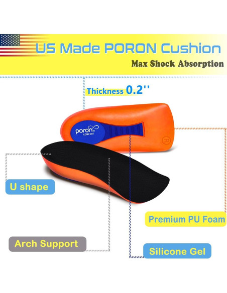 Copa de Talón YouthBelief para Fascitis Plantar - Negro 6-11.5 Copa de Talón YouthBelief para Fascitis Plantar - Negro 6-11.5