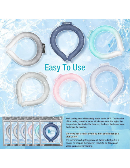 Tubo de Enfriamiento para Cuello Orerered L Marino 70% Gel Tubo de Enfriamiento para Cuello Orerered L Marino 70% Gel