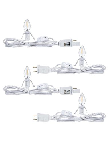 Kit de Lámpara LED Hiboom con 4 Bombillas y Cordones 180cm