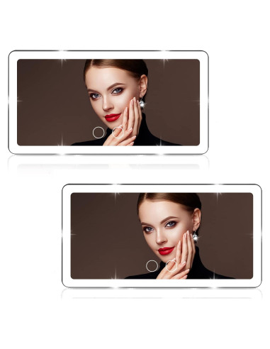 Espejo de Visera de Sol Vanmirr VM08-2 con Luz LED Regulable