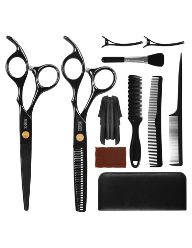 Kit de Tijeras para Cortar Cabello SCEDREAM 11 Piezas Profesional