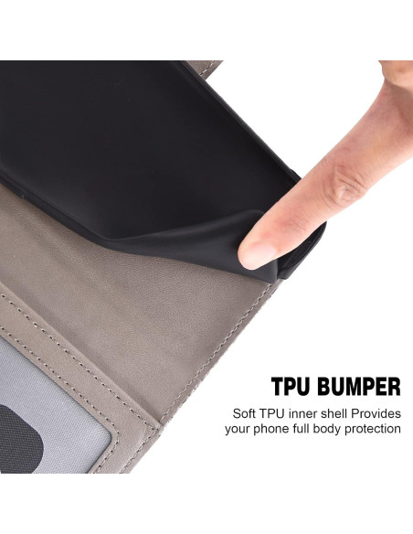 Funda de teléfono Asuwish para Cricket Icon 3/Splendor/AT&T Motivate 2 con protector de pantalla y soporte de billetera Funda de teléfono Asuwish para Cricket Icon 3/Splendor/AT&T Motivate 2 con protector de pantalla y soporte de billetera