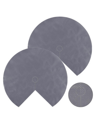 Forros de Estante Lazy Susan SiliFine 66 cm Antideslizantes - 2 Pcs