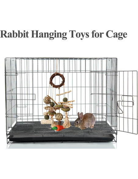 Juguetes de Masticar para Conejos HERCOCCI - 2 Piezas Naturales Juguetes de Masticar para Conejos HERCOCCI - 2 Piezas Naturales