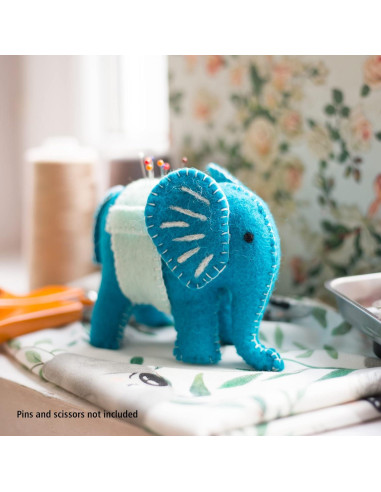 Almohadilla de Alfileres Glaciart One Elefante Grande 15x11cm