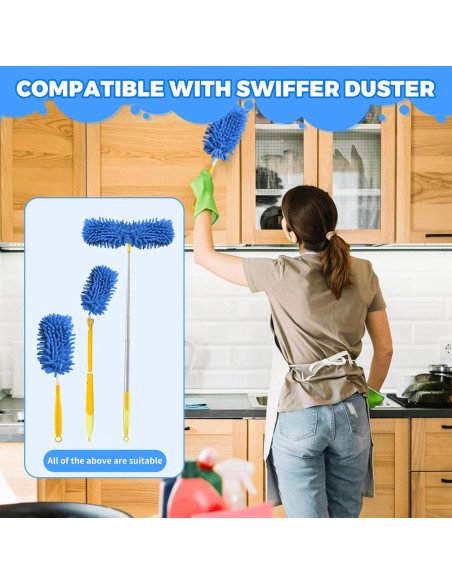 Duster de Microfibra LYASIL - Mango Extensible y Lavable Duster de Microfibra LYASIL - Mango Extensible y Lavable