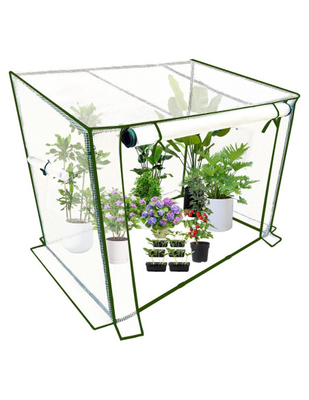 Invernadero Portátil Molicoci 120x80x120 cm Impermeable UV Invernadero Portátil Molicoci 120x80x120 cm Impermeable UV