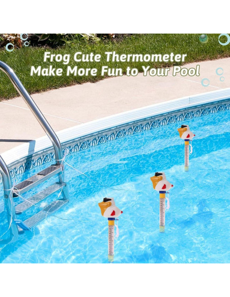 Termómetro de piscina flotante Ganso fácil de leer 63g Termómetro de piscina flotante Ganso fácil de leer 63g