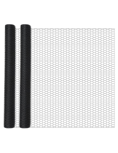 Malla de Alambre de Gallinero GlikCeil 121.92 x 60.96 m Negra