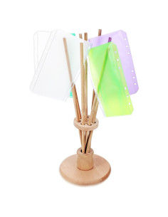 Soporte para Secado de Botellas y Tazas CHENGU Madera de Haya