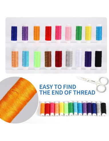 Kit de Costura Marcoon 85pcs con Tijeras y Accesorios