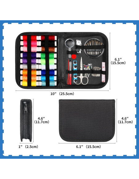 Kit de Costura Marcoon 85pcs con Tijeras y Accesorios Kit de Costura Marcoon 85pcs con Tijeras y Accesorios