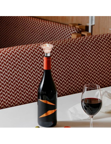 2 Tapones de Vino Rosado Arvintas - Corchos Reutilizables