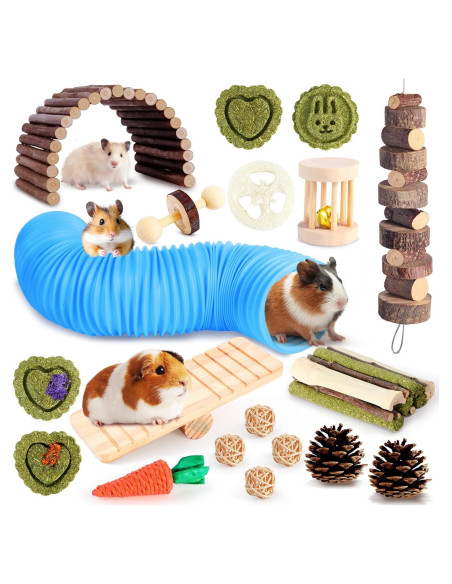 Set de Juguetes para Hámster Kyouki - 24 Accesorios Enriquecedores