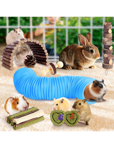 Set de Juguetes para Hámster Kyouki - 24 Accesorios Enriquecedores