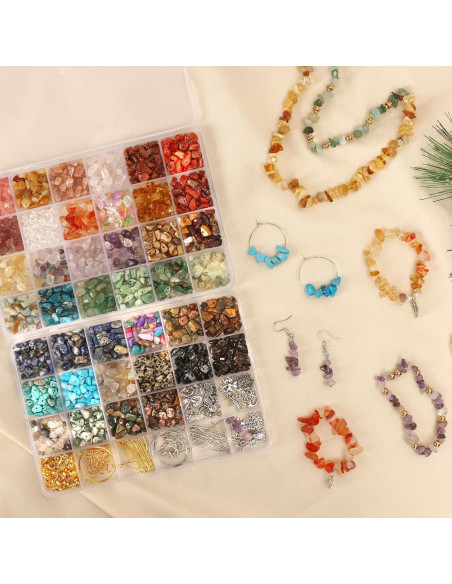 Kit de Fabricación de Anillos QUEFE con 720 Piezas de Cristal Kit de Fabricación de Anillos QUEFE con 720 Piezas de Cristal