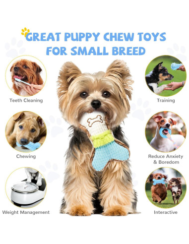 Set de Juguetes de Dentición para Cachorros BAEJMJK 6 Piezas