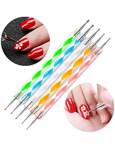 20PCS Herramientas de Arte para Uñas FULINJOY - Pinceles y Bolígrafos