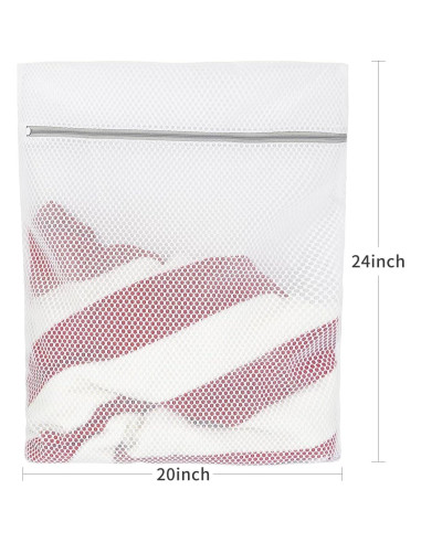 Bolsas de Lencería QiNZiN para Lavar Delicados 2Pcs 50.8x61cm