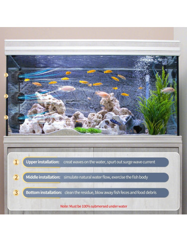 Creador de Olas Boxtech DC 24V 10W 2100 GPH para Acuario