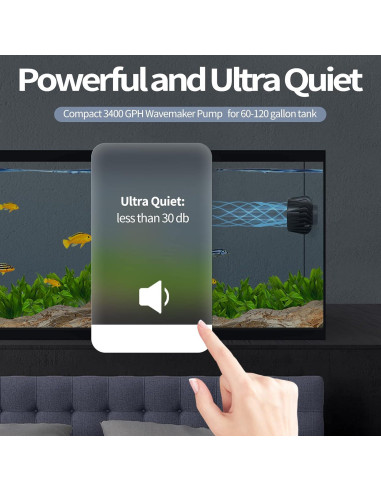 Creador de Olas Boxtech DC 24V 10W 2100 GPH para Acuario