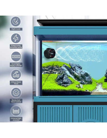 Creador de Olas Boxtech DC 24V 10W 2100 GPH para Acuario Creador de Olas Boxtech DC 24V 10W 2100 GPH para Acuario