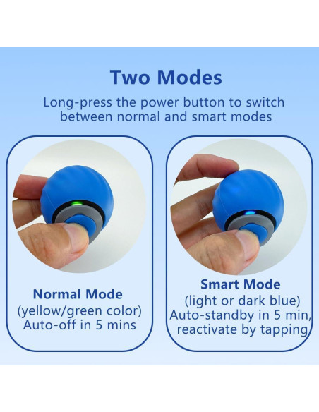 Pelota Rodante Automática para Gatos Genérico Azul - Juguete Interactivo Pelota Rodante Automática para Gatos Genérico Azul - Juguete Interactivo
