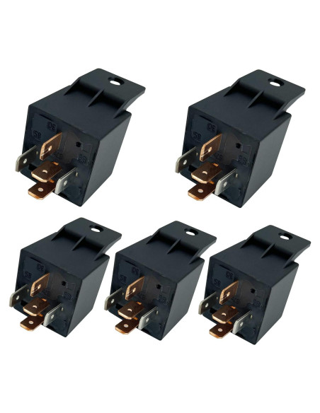 Relé Automotriz 24V DC IRHAPSODY 5 Pines 30/40A - 5 Piezas Relé Automotriz 24V DC IRHAPSODY 5 Pines 30/40A - 5 Piezas