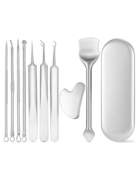 Kit de Herramientas para Remover Puntos Negros Pumwoy 9 PCS Kit de Herramientas para Remover Puntos Negros Pumwoy 9 PCS