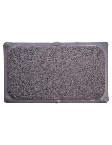 Alfombrilla de baño antideslizante BINO gris 75x43 cm