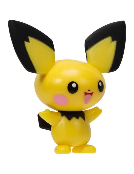 Conjunto de Figuras Pokemon Clip 'N' Go - Pikachu, Zorua, Pichu Conjunto de Figuras Pokemon Clip 'N' Go - Pikachu, Zorua, Pichu