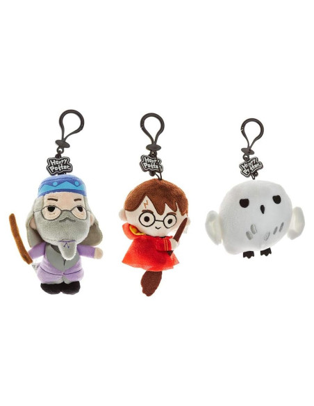Juego de llaveros de felpa Harry Potter - 3 figuras 11.99 cm Juego de llaveros de felpa Harry Potter - 3 figuras 11.99 cm