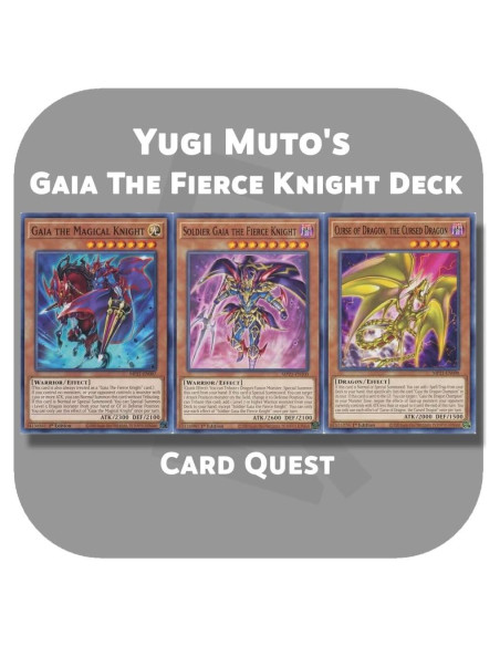 Baraja Yu-Gi-Oh! Personalizada Gaia el Caballero Feroz - Konami Baraja Yu-Gi-Oh! Personalizada Gaia el Caballero Feroz - Konami