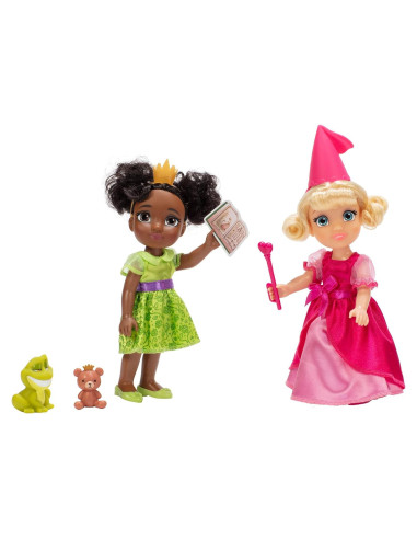 Conjunto de Muñecas Tiana y Charlotte Disney 15.24 cm