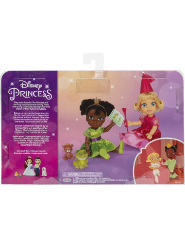 Conjunto de Muñecas Tiana y Charlotte Disney 15.24 cm