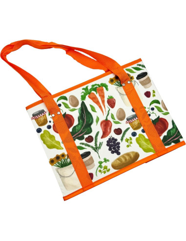 Juego de 3 Bolsas de Compras Reutilizables Deluxe Earthwise