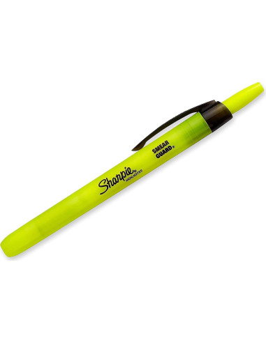 Marcadores Resaltadores Retráctiles Sharpie Amarillo 5 Unidades