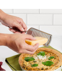 Rallador Zester Manual HIC Kitchen Acero Inoxidable Juego de 2 2