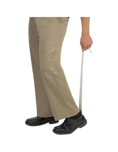 Cuña para zapatos 1Home, 61 cm, acero blanco, sin látex