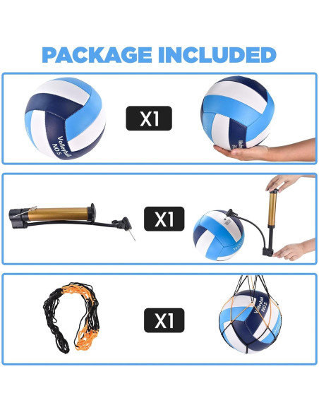 Balones de Voleibol ELKCIP Tamaño 5 Impermeables y Suaves Balones de Voleibol ELKCIP Tamaño 5 Impermeables y Suaves
