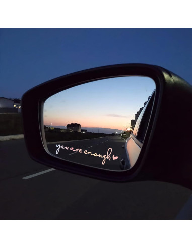 Calcomanías de Espejo Retrovisor Miarita - 3 Unidades Eres Suficiente