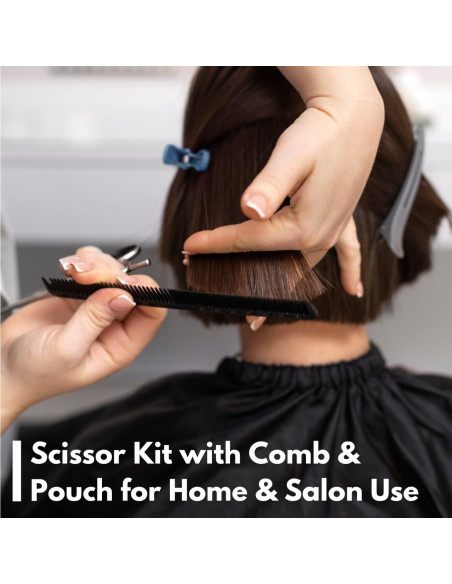 Tijeras de Corte de Cabello SIZZO 16.5 cm Clásico Acero Inoxidable Tijeras de Corte de Cabello SIZZO 16.5 cm Clásico Acero Inoxidable