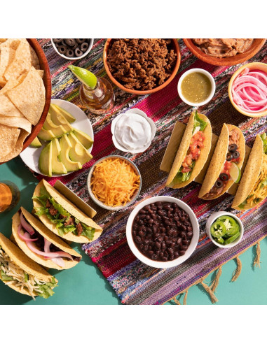 Molde de Conchas de Taco Chef Tacos - Set de 2, Acero Inoxidable