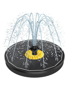Fuente Solar para Baño de Pájaros Yzert 3.5W con 7 Boquillas