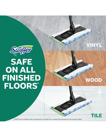 Swiffer Deluxe Kit 2-en-1 para Barrer y Trapear Pisos Swiffer Deluxe Kit 2-en-1 para Barrer y Trapear Pisos