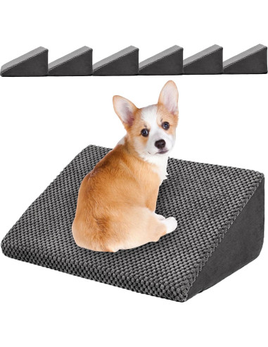 Escalera para Perros LitaiL 40D Antideslizante Gris Oscuro - 3 Unidades
