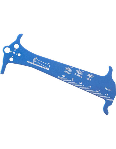 Medidor de desgaste de cadena de bicicleta Wniuypo Aluminio